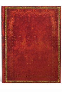 PAPERBLANKS ROJO VENECIANO CUERO ANTIGUO ULTRA LINEAS