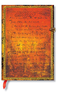 PAPERBLANKS H. G. WELLS 75 ANIVERSARIO ULTRA LINEAS bROCHE mETALICO