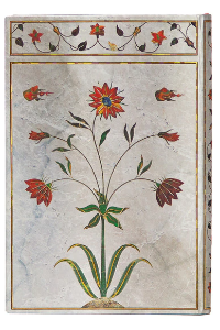 PAPERBLANKS LAHORI FLORES DEL TAJ MAHAL MINI EN BLANCO