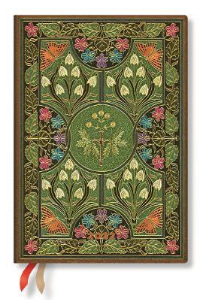 PAPERBLANKS Poetry in Bloom 2022 MIDI PAGS HORIZ TAPA DURA CINTA ELASTICA