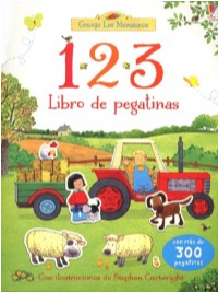123 LIBRO DE PEGATINAS (LA GRANJA)