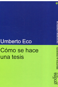 COMO SE HACE UNA TESIS 