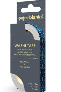 WASHI TAPE BLUE VELVET PEAR GARDEN
